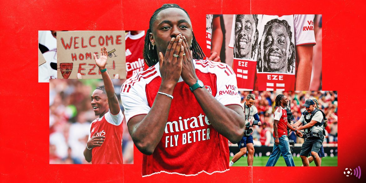 Arsenal brewing the homegrown Eze who's the "biggest talent in England"